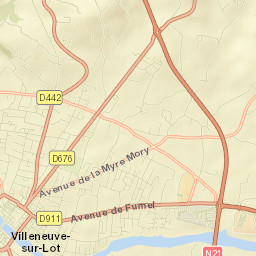 Villeneuve-sur-Lot Street Map
