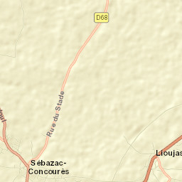 Sébazac-Concourès Street Map