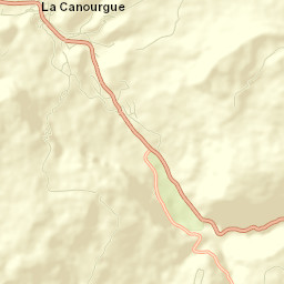 La Canourgue Street Map