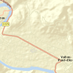 Vallon-Pont-d’Arc Street Map