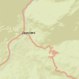 Jausiers Street Map