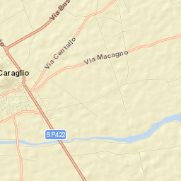 Caraglio Street Map