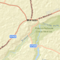 Morozzo Street Map