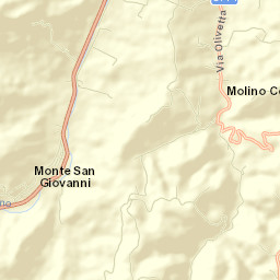 Monte San Giovanni Street Map