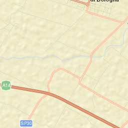 Castel Guelfo di Bologna Street Map