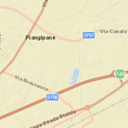 Piangipane Street Map