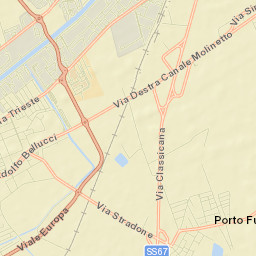Porto Fuori Street Map