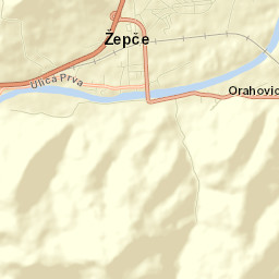 Žepče Street Map