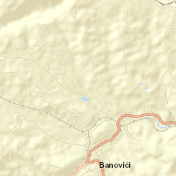 Banovići Street Map