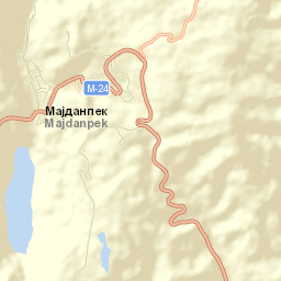 Majdanpek Street Map