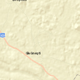 Găvănești Street Map