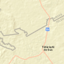 Comuna Tătărăştii de Sus Street Map