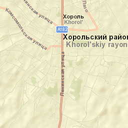 Khorol’ Street Map