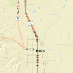 Basin Street Map