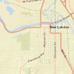 New London Street Map