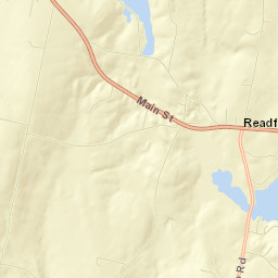 Readfield Street Map