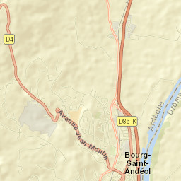 Bourg-Saint-Andéol Street Map
