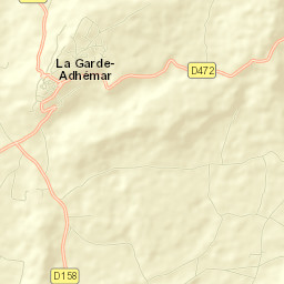 La Garde-Adhémar Street Map