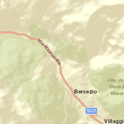 Bersezio Street Map