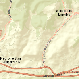 Sale delle Langhe Street Map