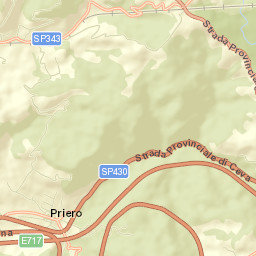 Priero Street Map