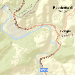 Bormida-Genepro Street Map