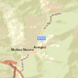 Avegno Street Map