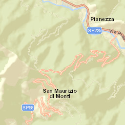 Coreglia Ligure Street Map