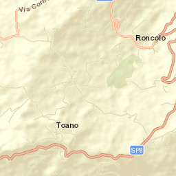 Toano Street Map