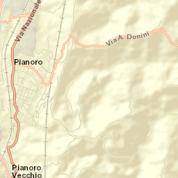 Pianoro Street Map