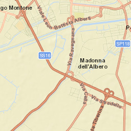 Madonna Dell'Albero Street Map