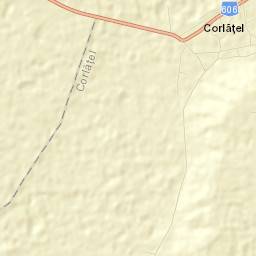 Comuna Corlăţel Street Map