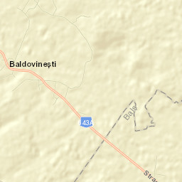 Comuna Baldovineşti Street Map