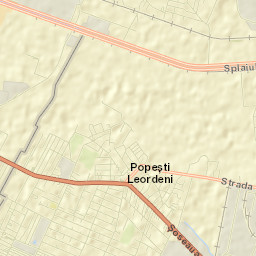 Oraş Popeşti Leordeni Street Map