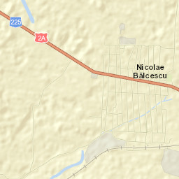 Comuna Nicolae Bălcescu Street Map