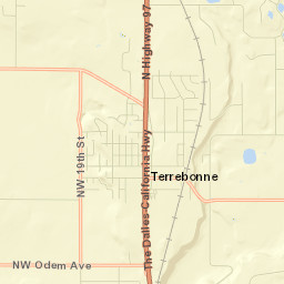Terrebonne Street Map
