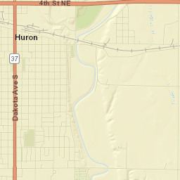 Huron Street Map
