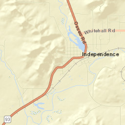 Independence Street Map