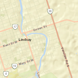 Lindsay Street Map