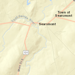 Searsmont Street Map