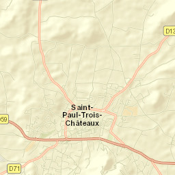 Saint-Paul-Trois-Châteaux Street Map