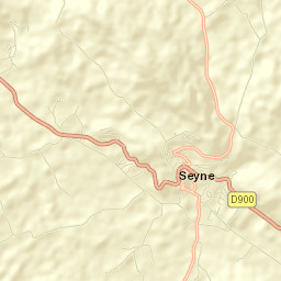 Seyne-les-Alpes Street Map