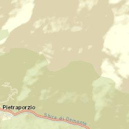 Pietraporzio Street Map