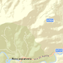 Roccasparvera Street Map