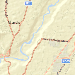 Vignolo Street Map