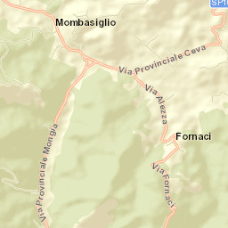 Mombasiglio Street Map