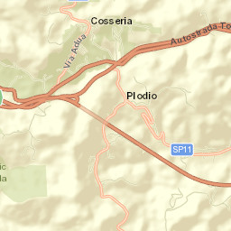 Plodio Street Map