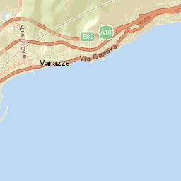 Varazze Street Map