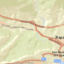 Rapallo Street Map