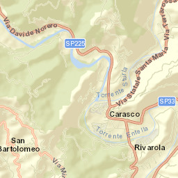 Carasco Street Map